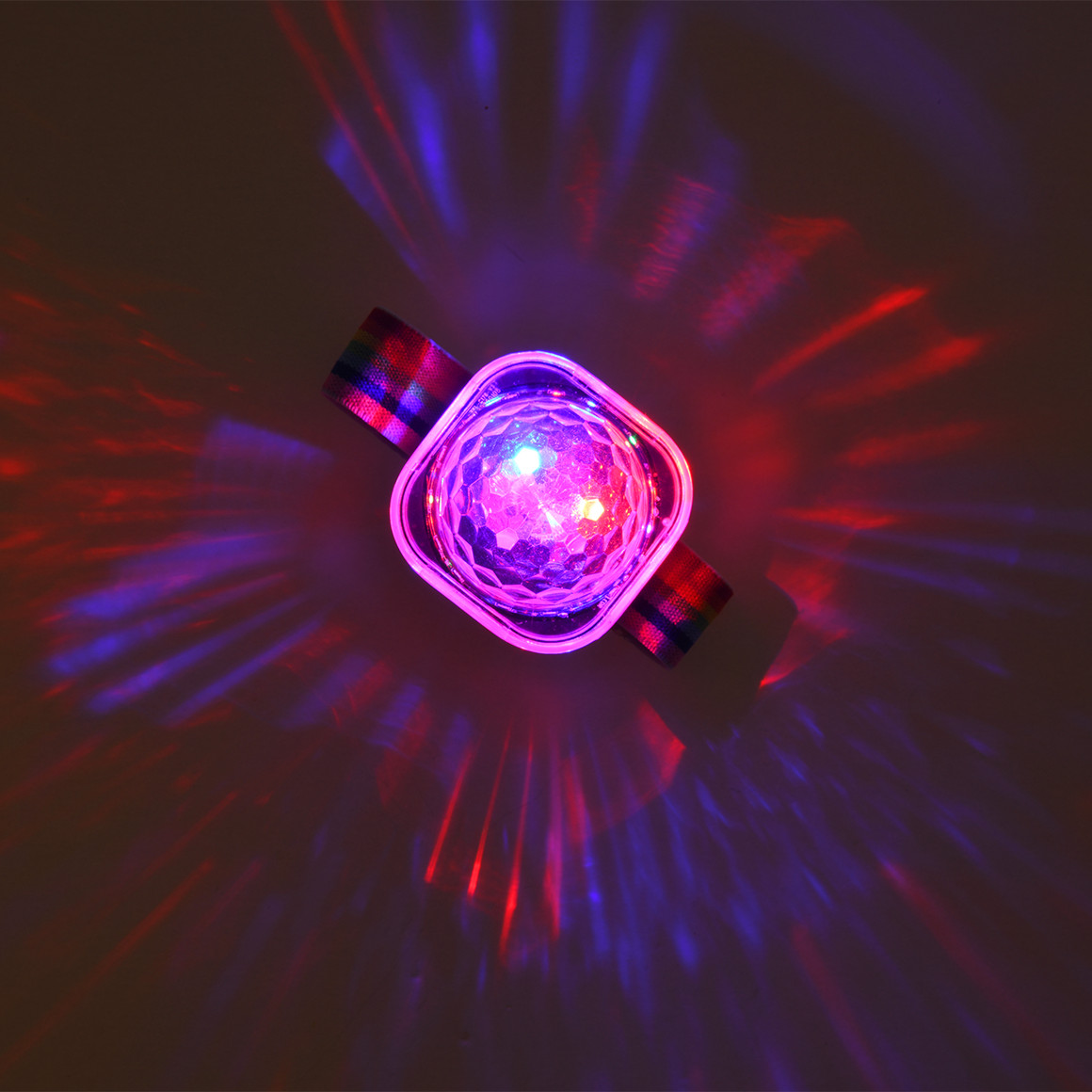 Discokugel Armband wiederaufladbar
