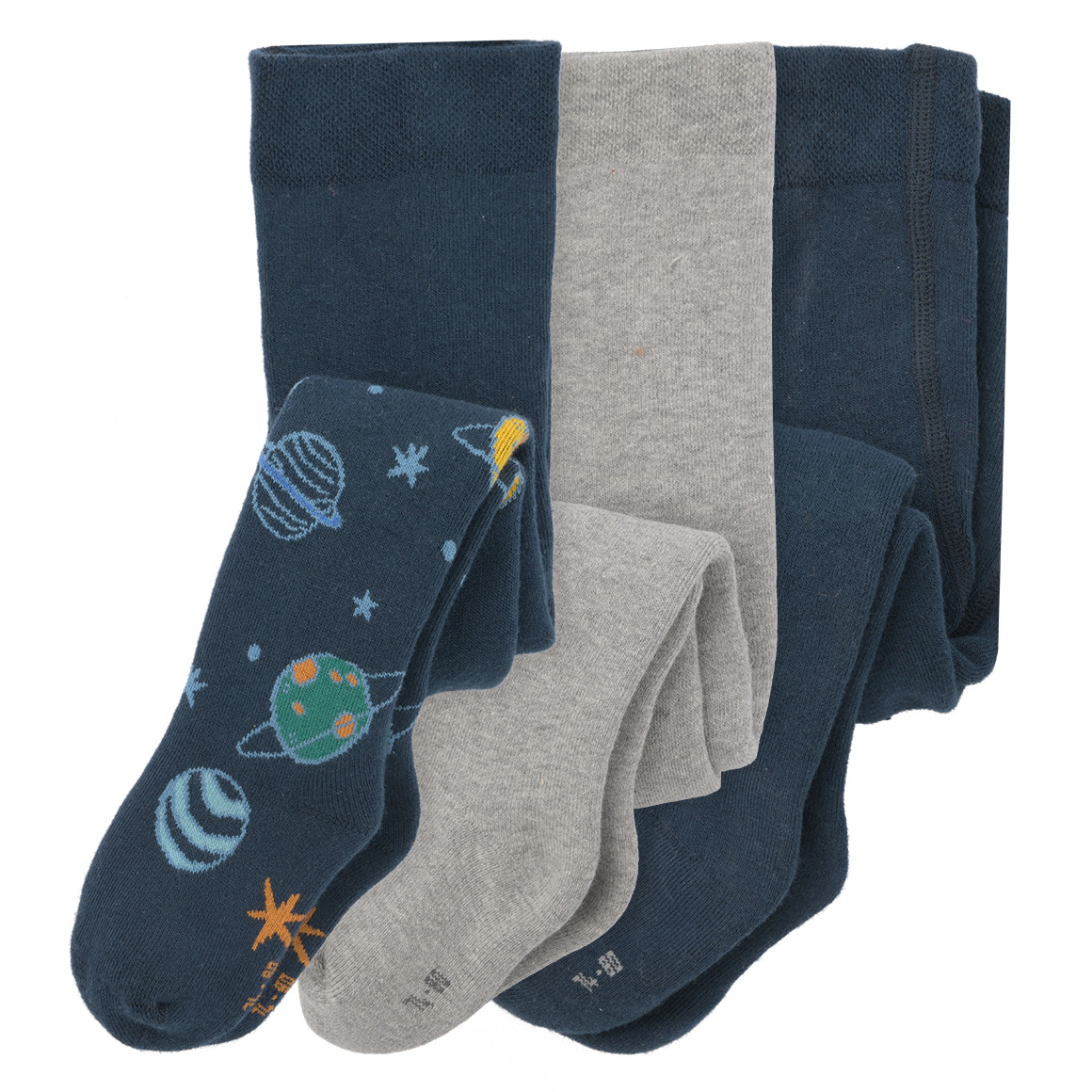 3 Baby Frottee-Strumpfhosen im Set
