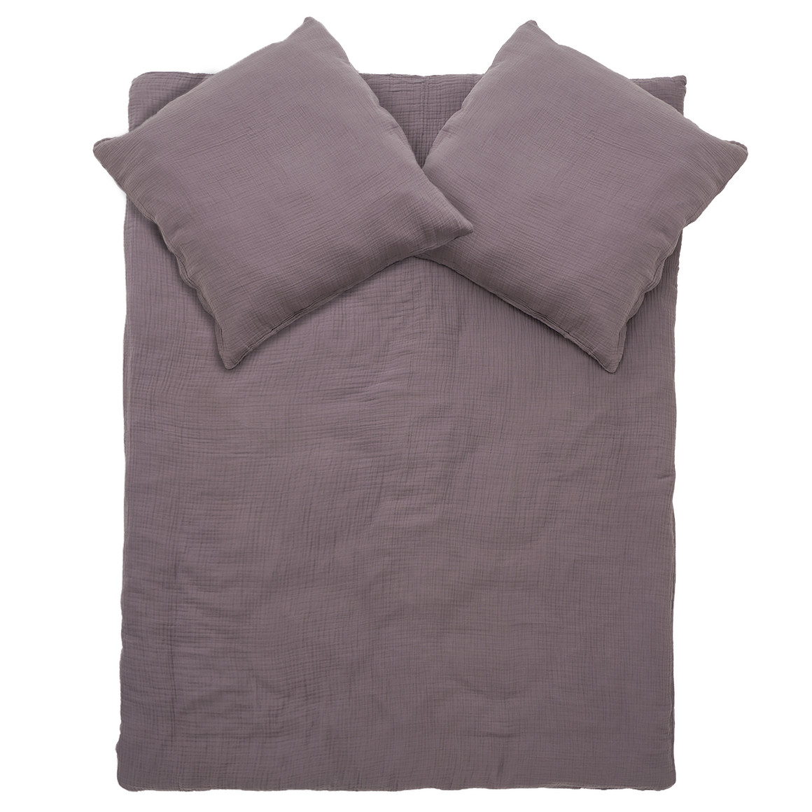 Musselin-Bettwäsche 240 x 220 cm unifarben