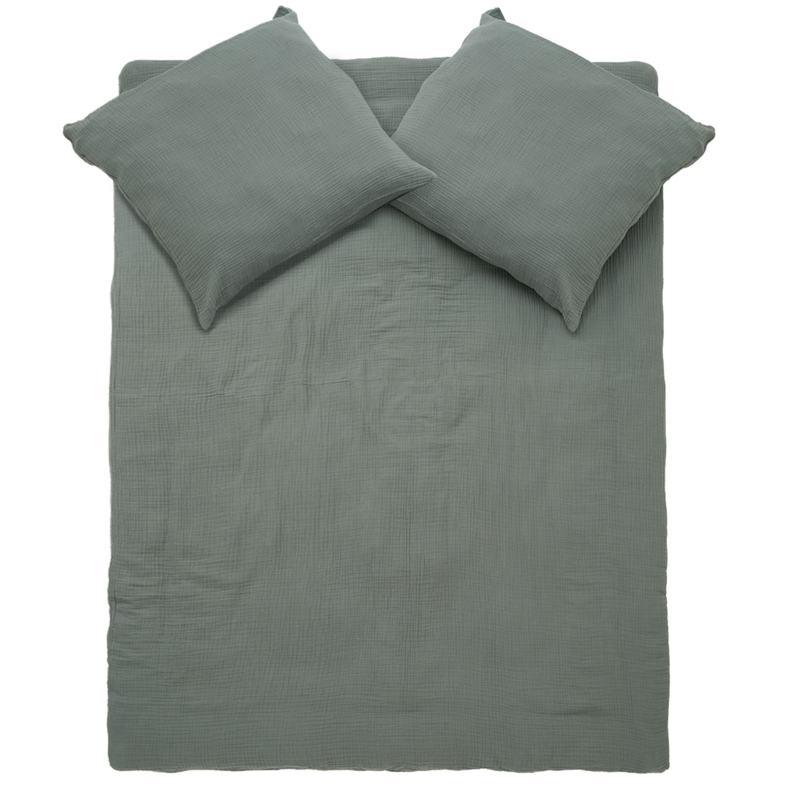 Musselin-Bettwäsche 240 x 220 cm unifarben