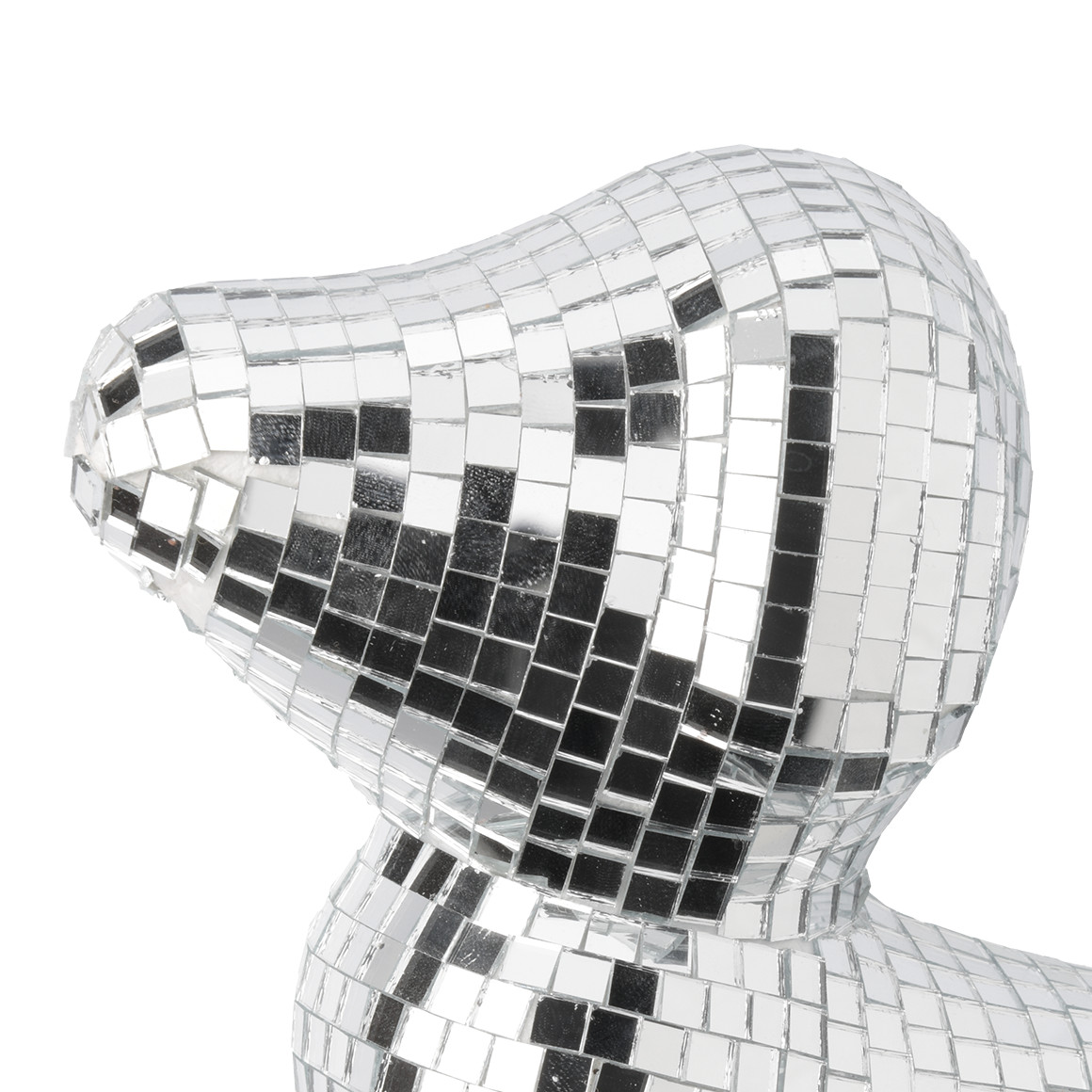 Deko-Hund in glänzender Optik