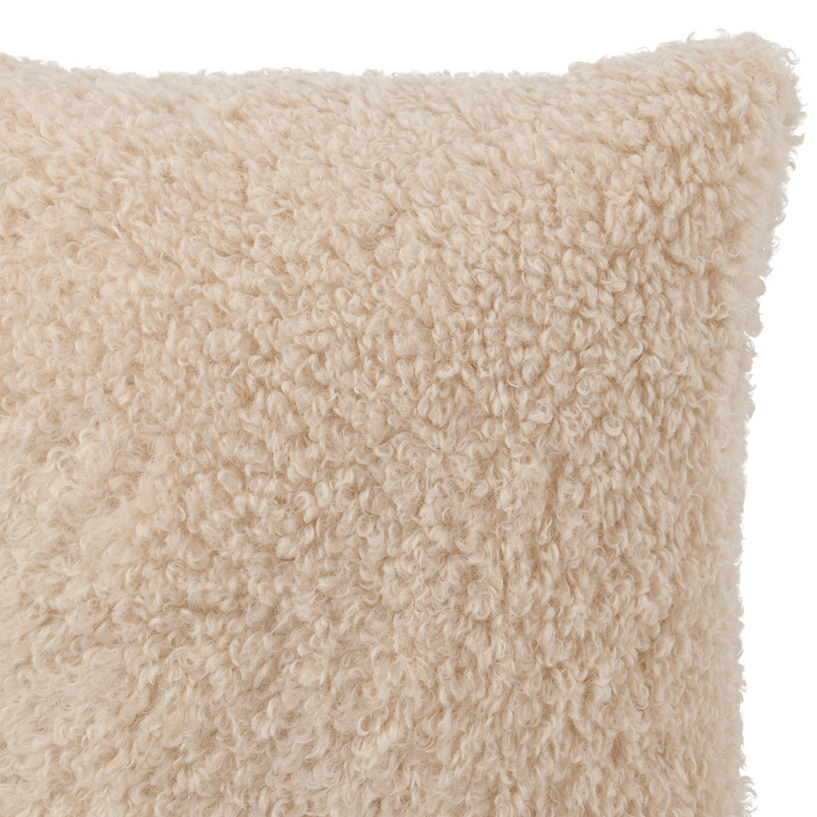 Kissenhülle in Teddy-Optik