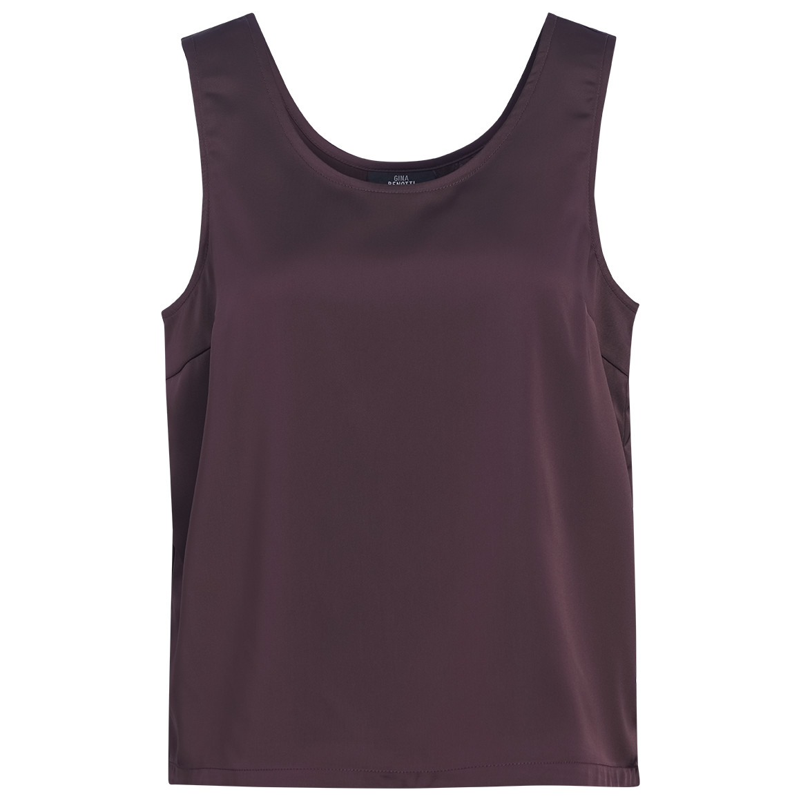 Damen Satin-Top mit breiten Trägern