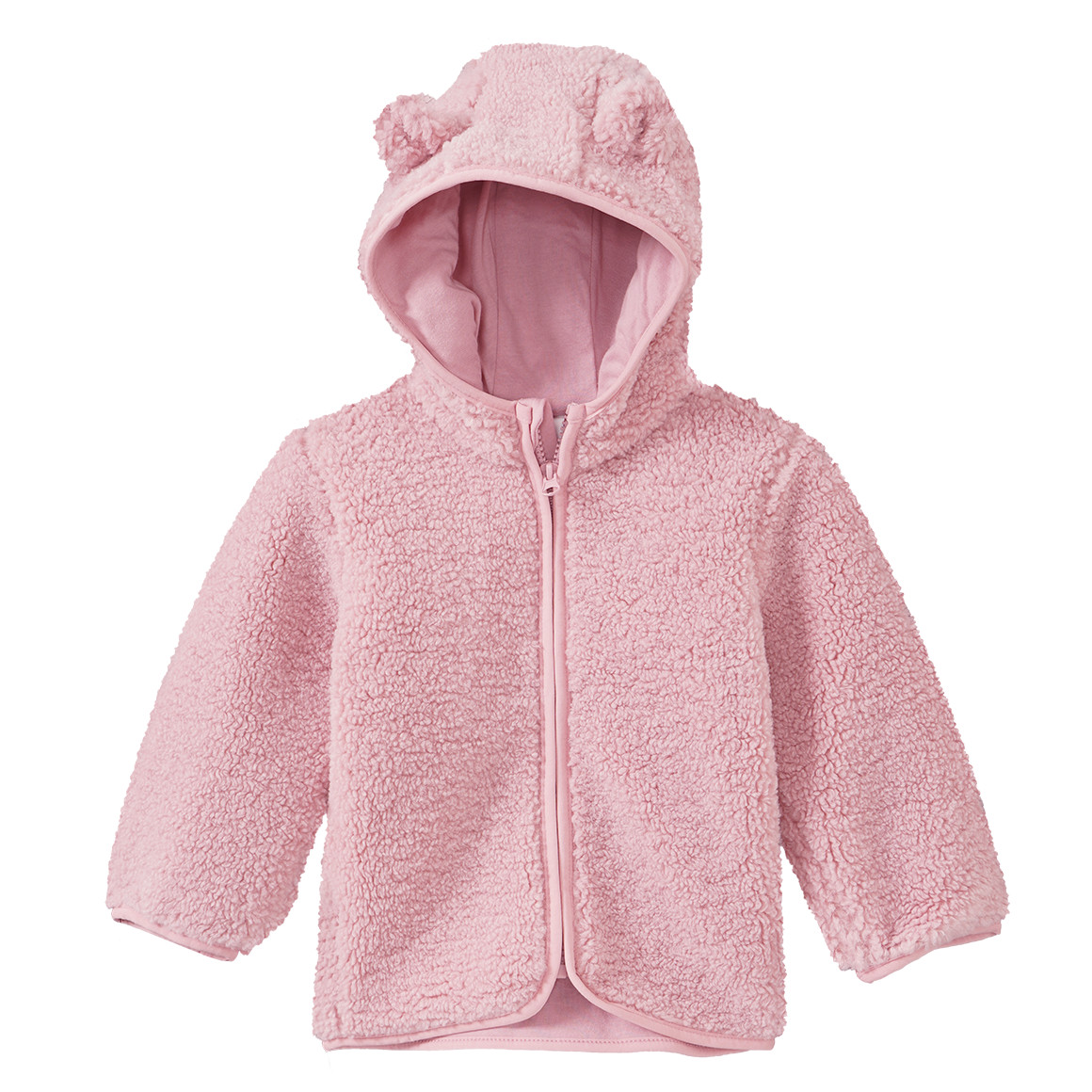 Baby Teddyjacke mit Kapuze