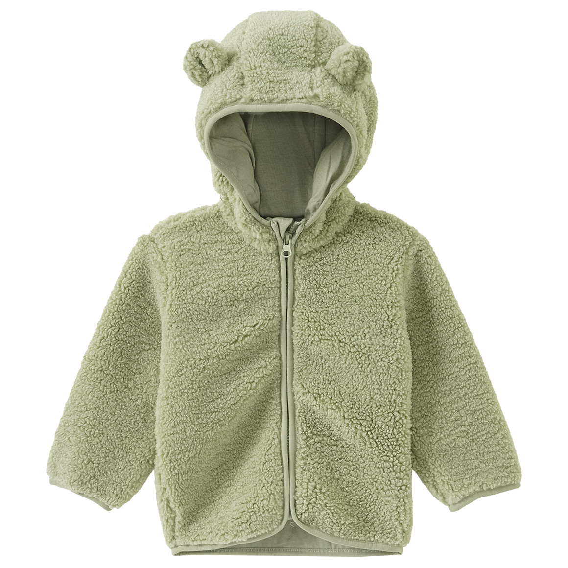 Baby Teddyjacke mit Kapuze