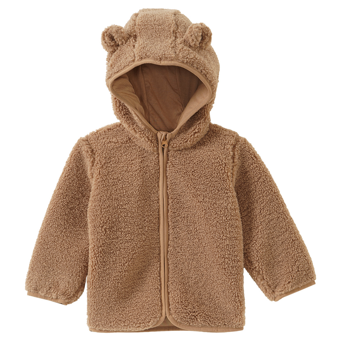 Baby Teddyjacke mit Kapuze