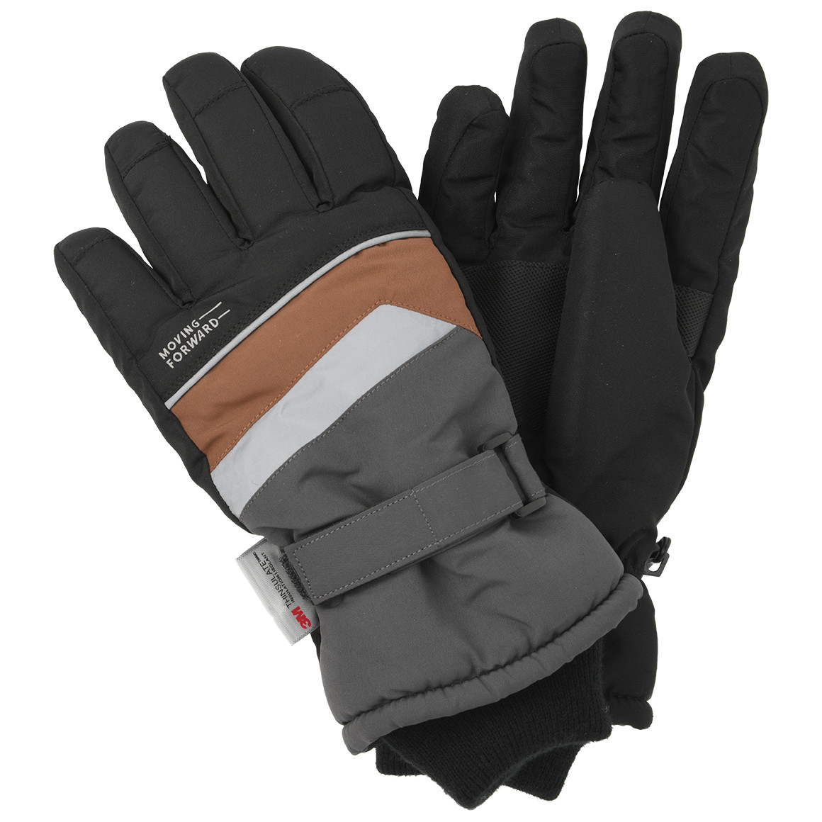 Jungen Handschuhe mit Farbteiler