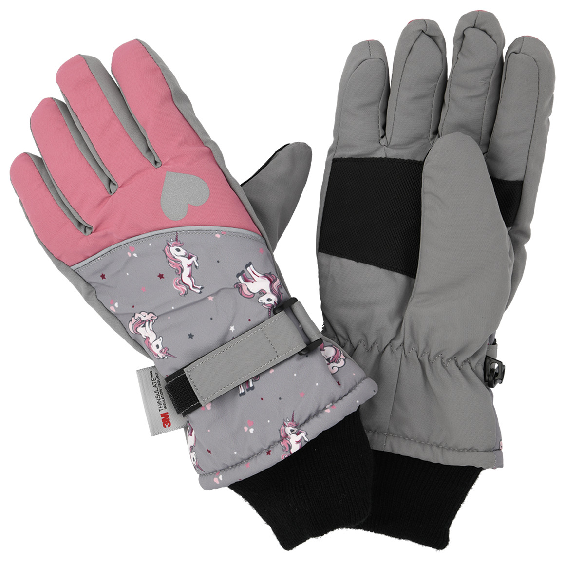 Mädchen Handschuhe mit Einhorn-Motiven
