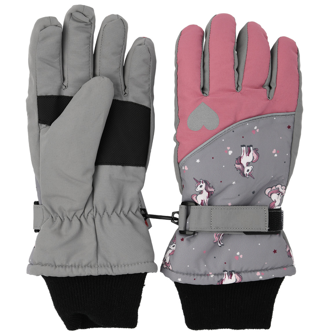 Mädchen Handschuhe mit Einhorn-Motiven
