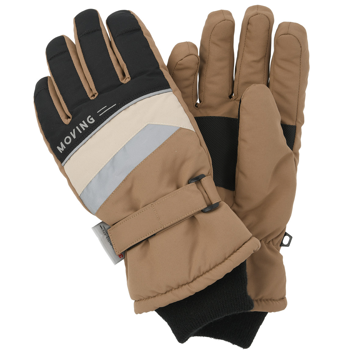 Jungen Handschuhe mit Farbteiler