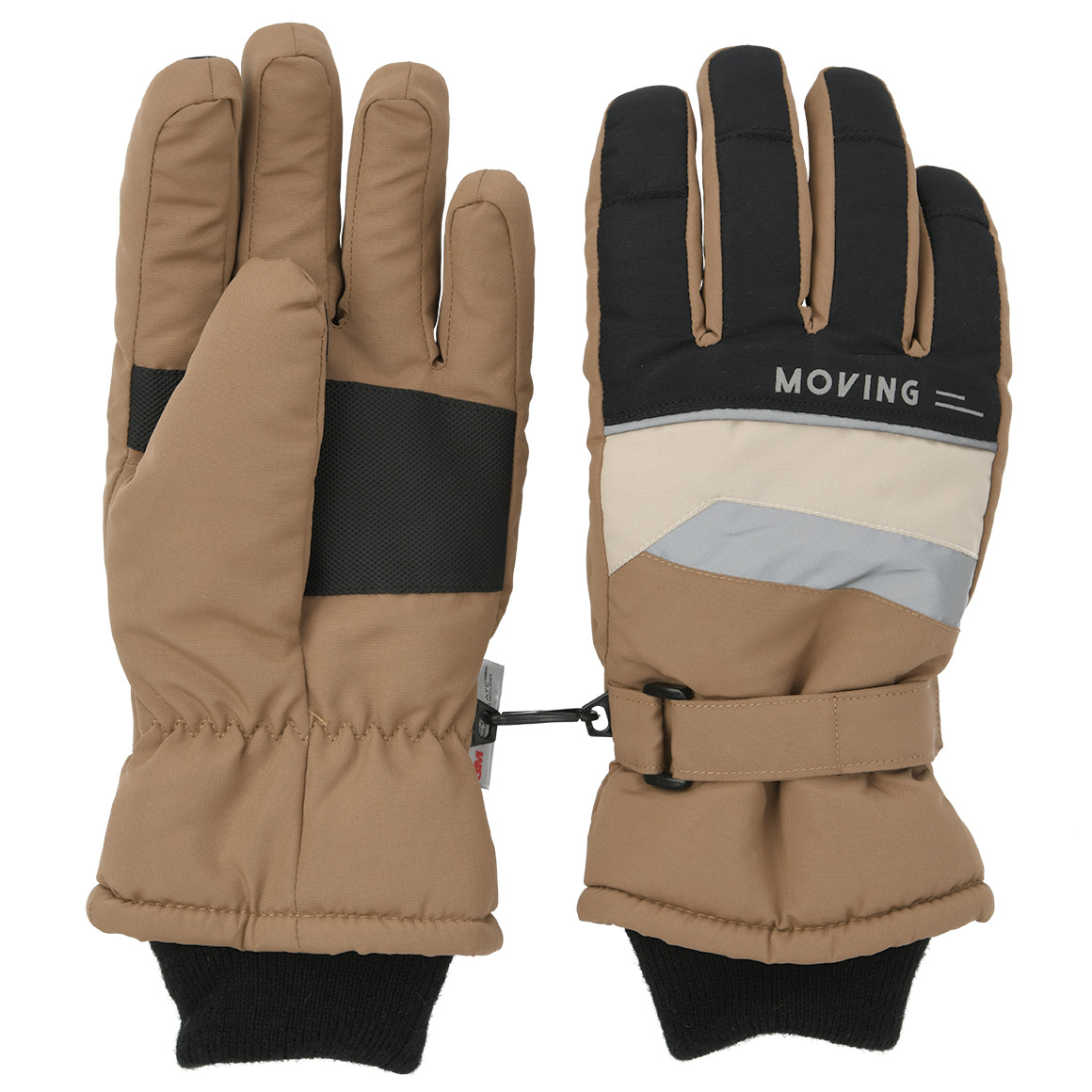 Jungen Handschuhe mit Farbteiler