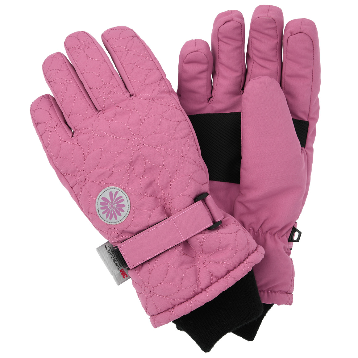 Mädchen Handschuhe mit Stickerei