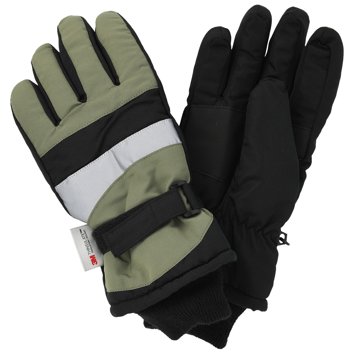 Jungen Handschuhe mit Farbteiler