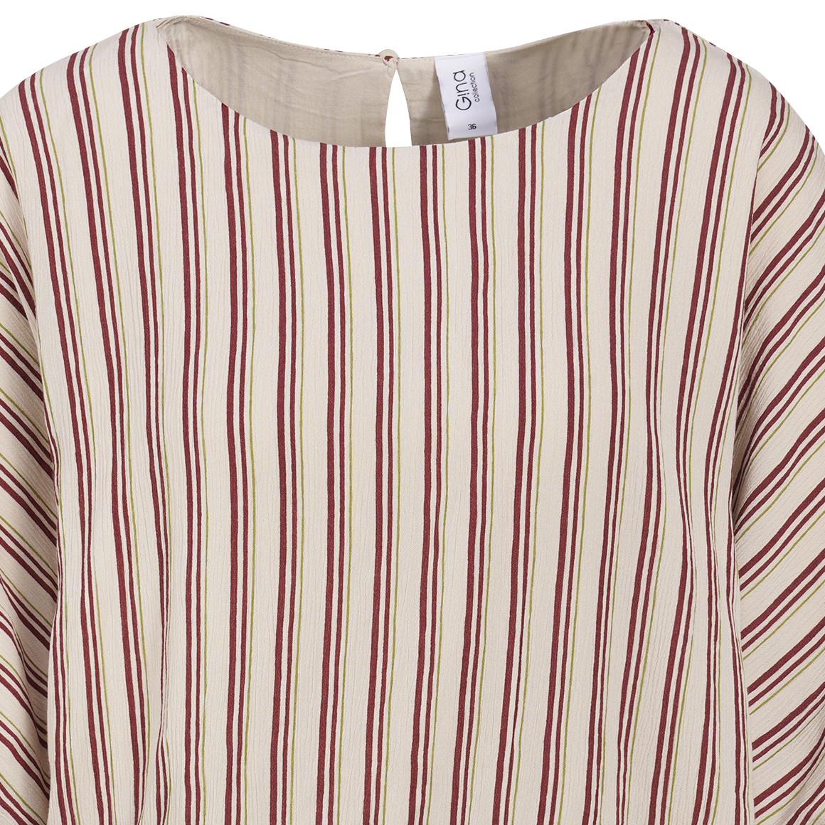 Damen Bluse in Crinkle-Optik
