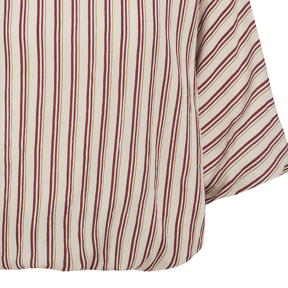 Damen Bluse in Crinkle-Optik