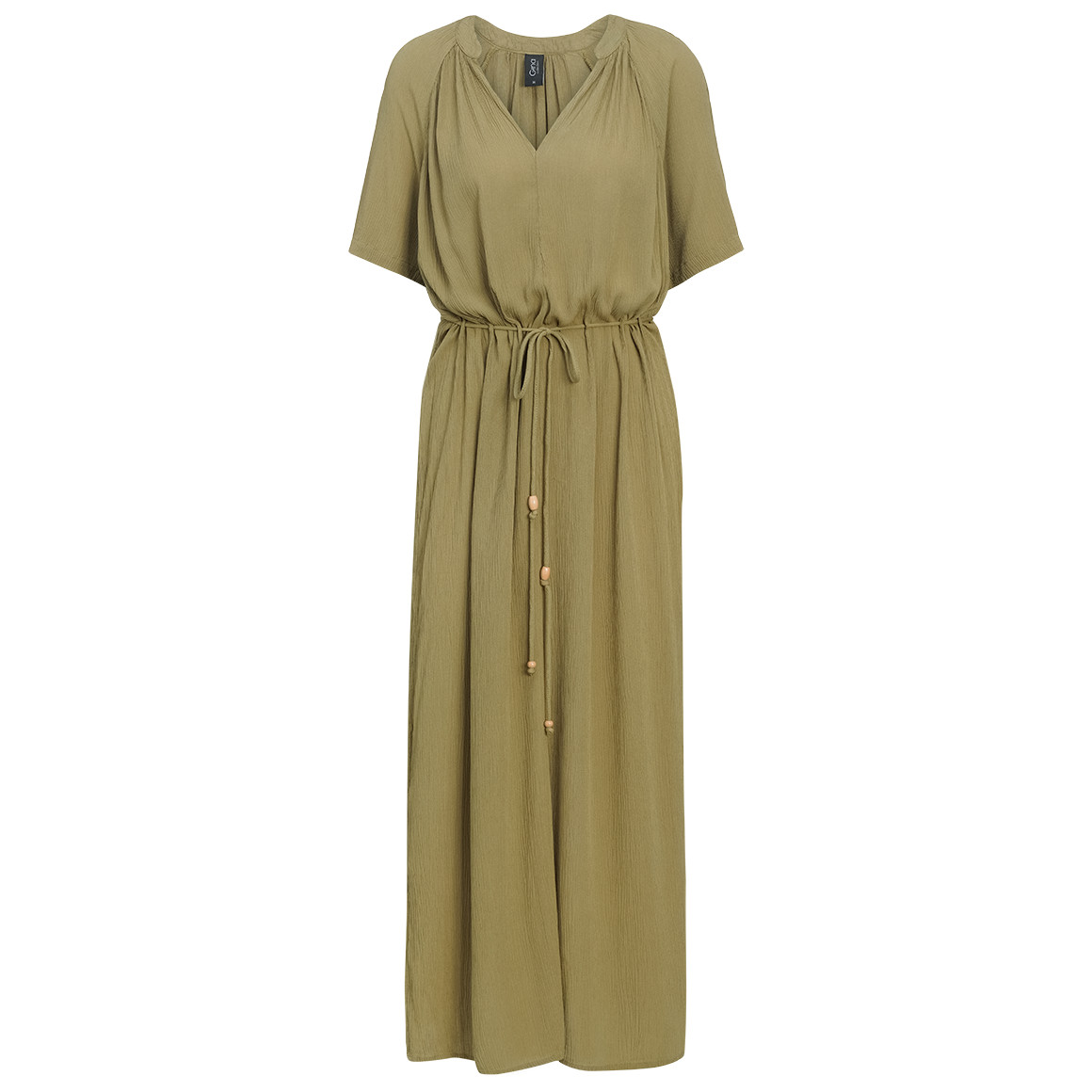Damen Kleid in Crinkle-Optik