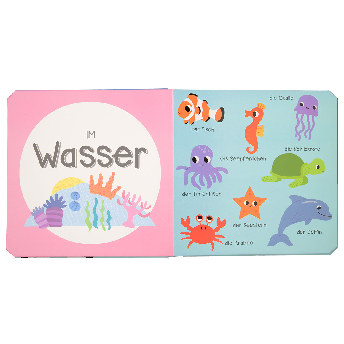 Baby Tiere-Buch mit bunten Seiten