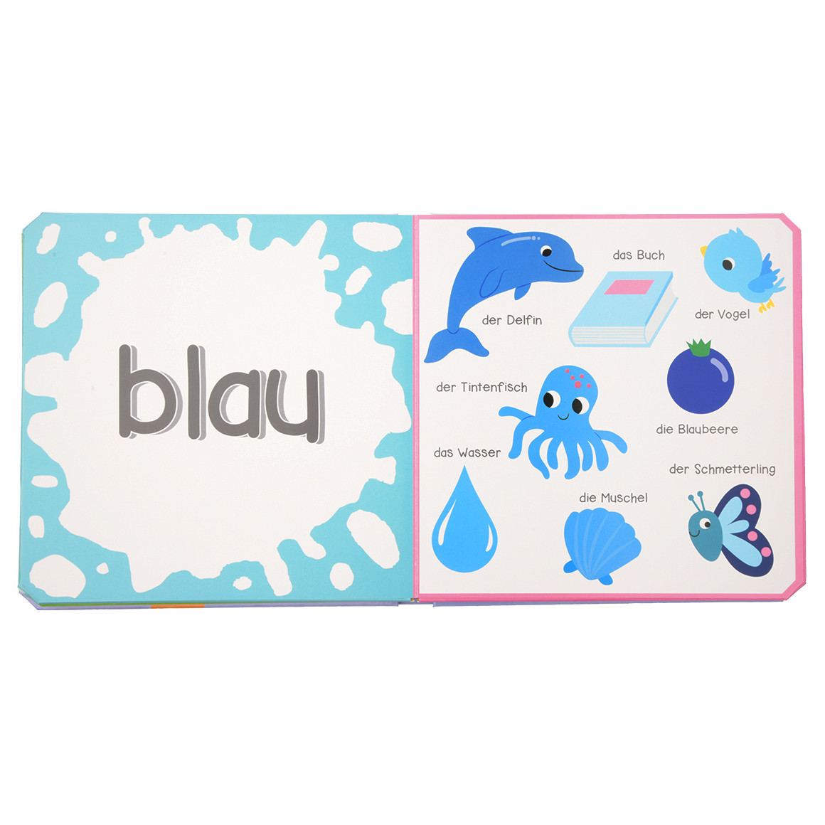 Baby Farben-Buch mit bunten Seiten