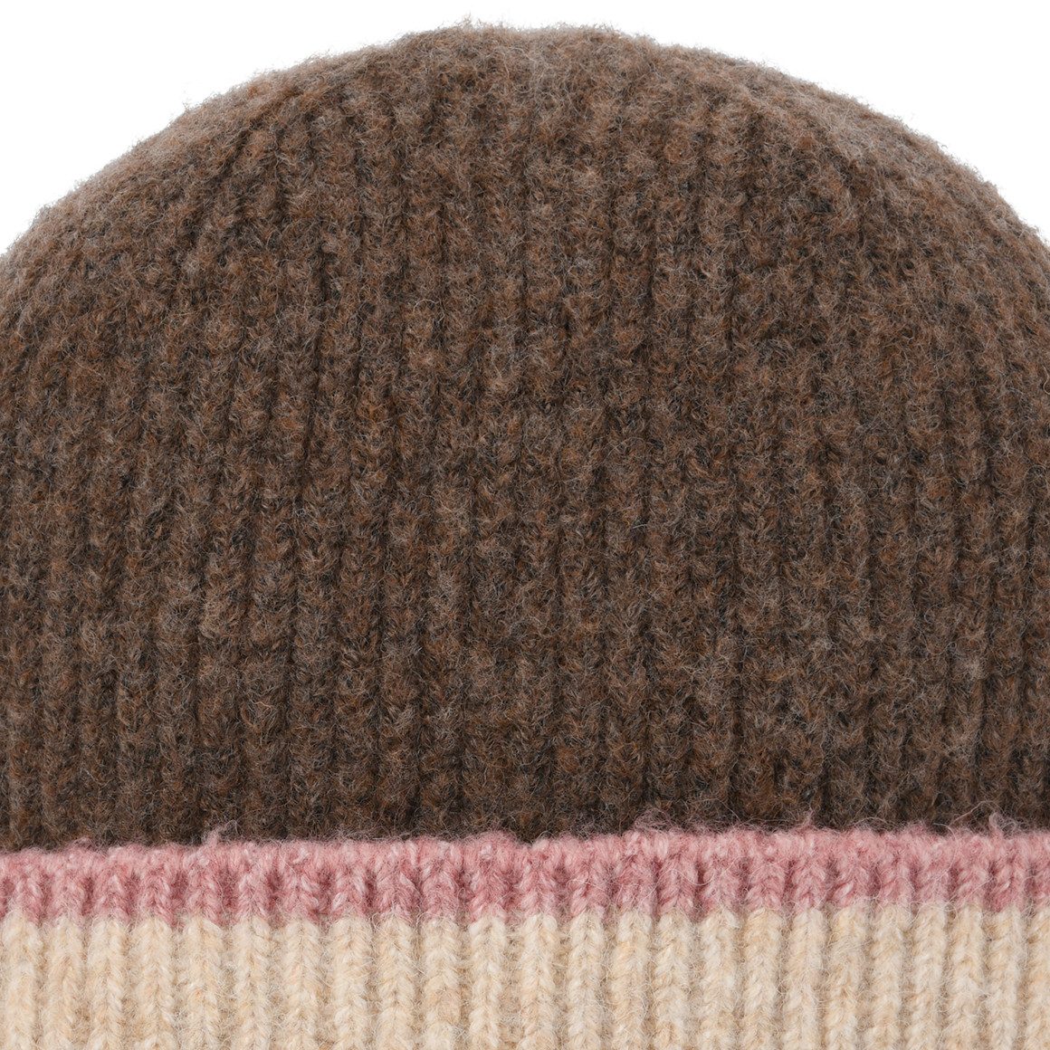Mädchen Strickmütze mit Rippstruktur