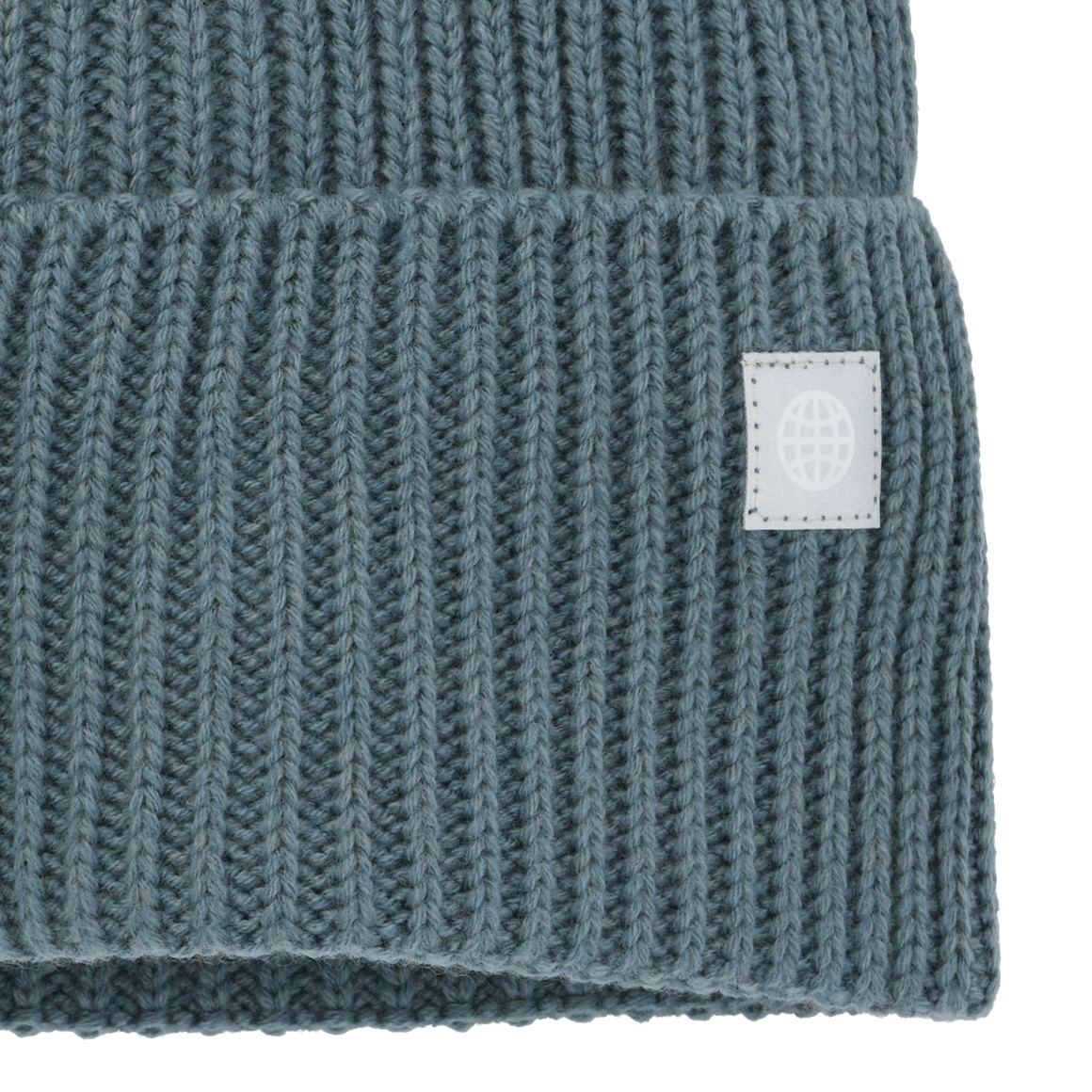 Jungen Strickmütze mit Rippstruktur