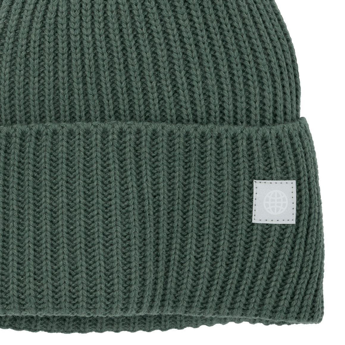 Jungen Strickmütze mit Rippstruktur
