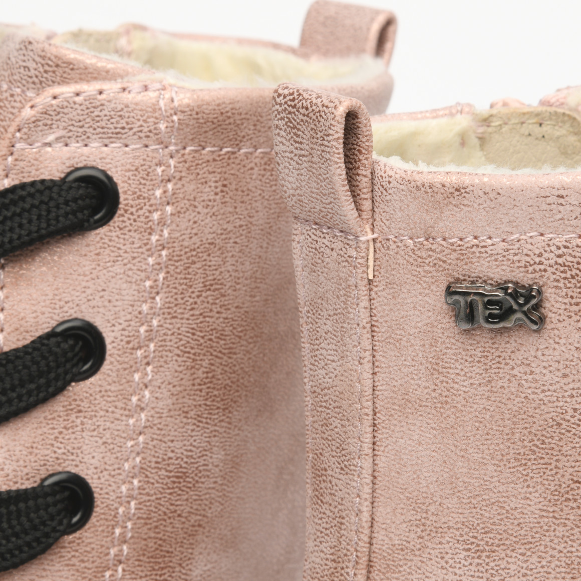 Mädchen Stiefeletten mit Metallic-Glanz