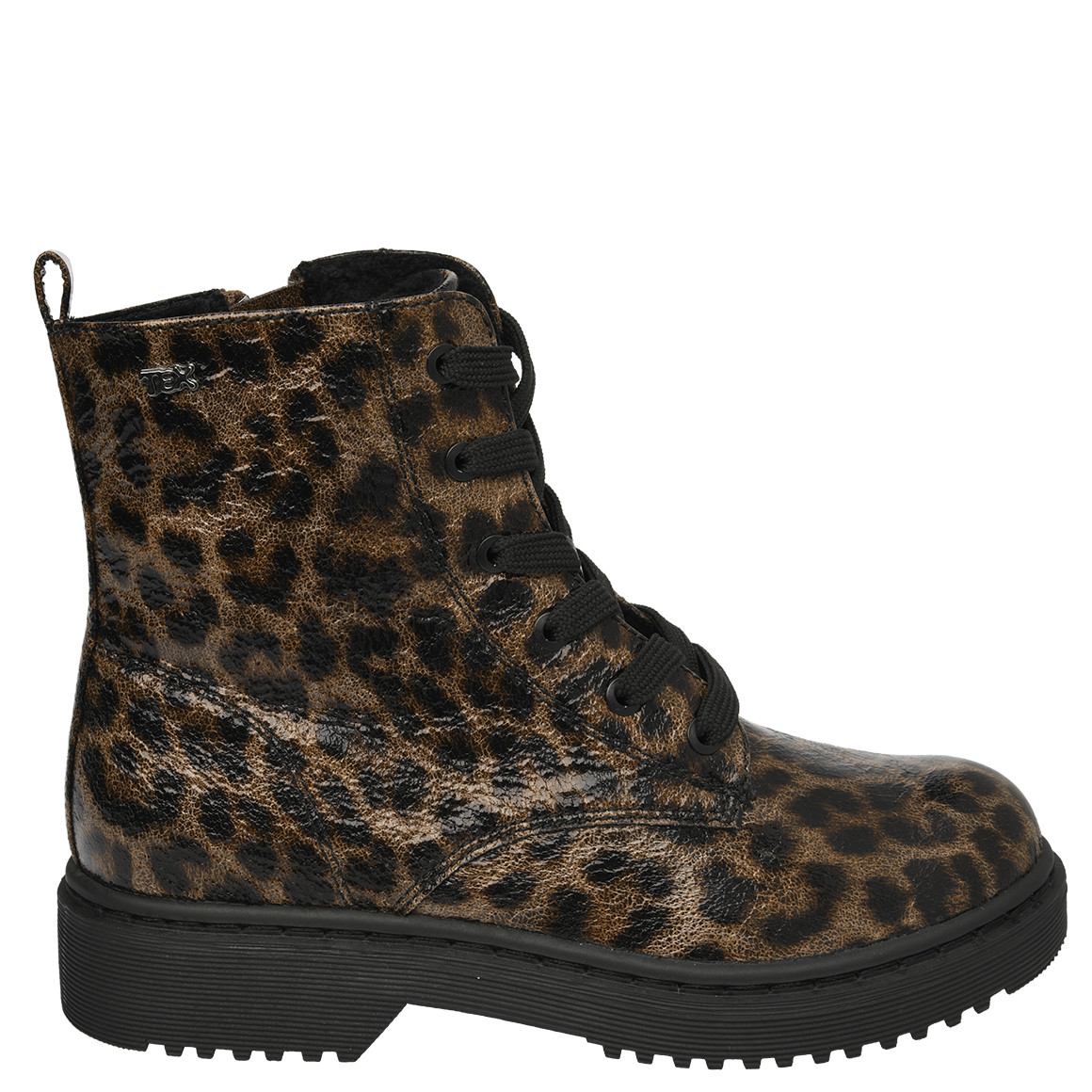 Mädchen Stiefeletten im Leo-Look