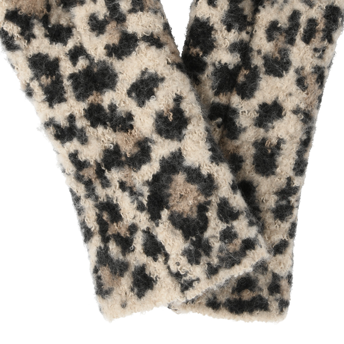 Damen Armstulpen mit Leo-Allover