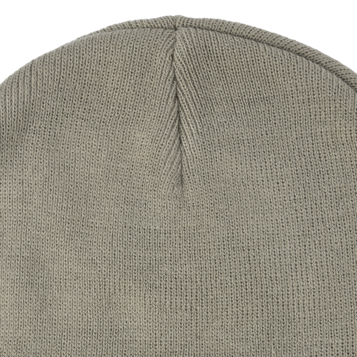 Damen Strickmütze mit kleinem Aufnäher 
