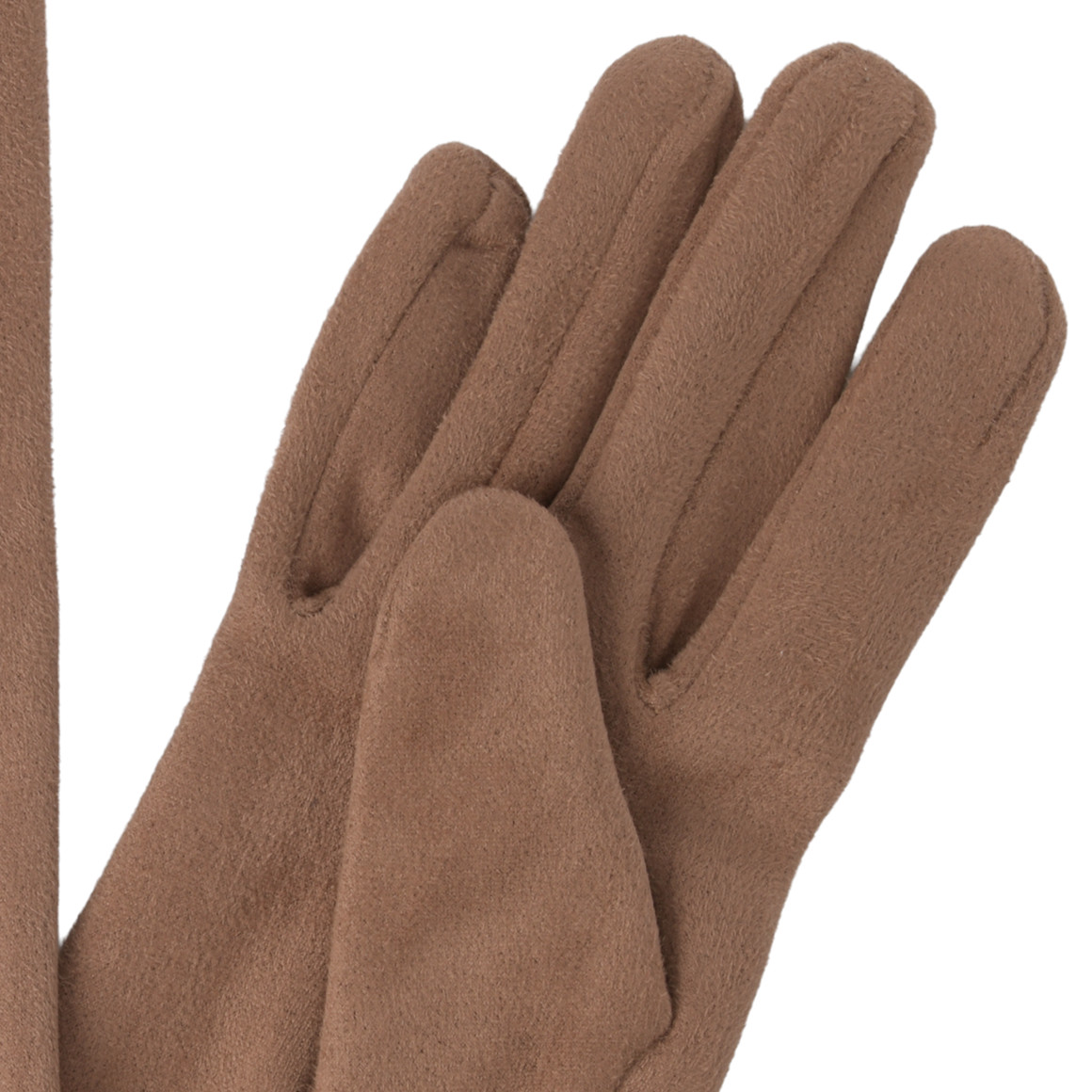 Damen Handschuhe in Veloursleder-Optik