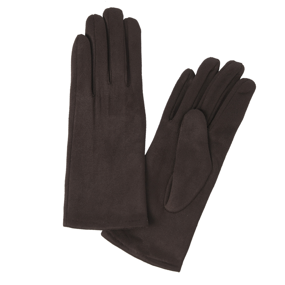 Damen Handschuhe in Veloursleder-Optik