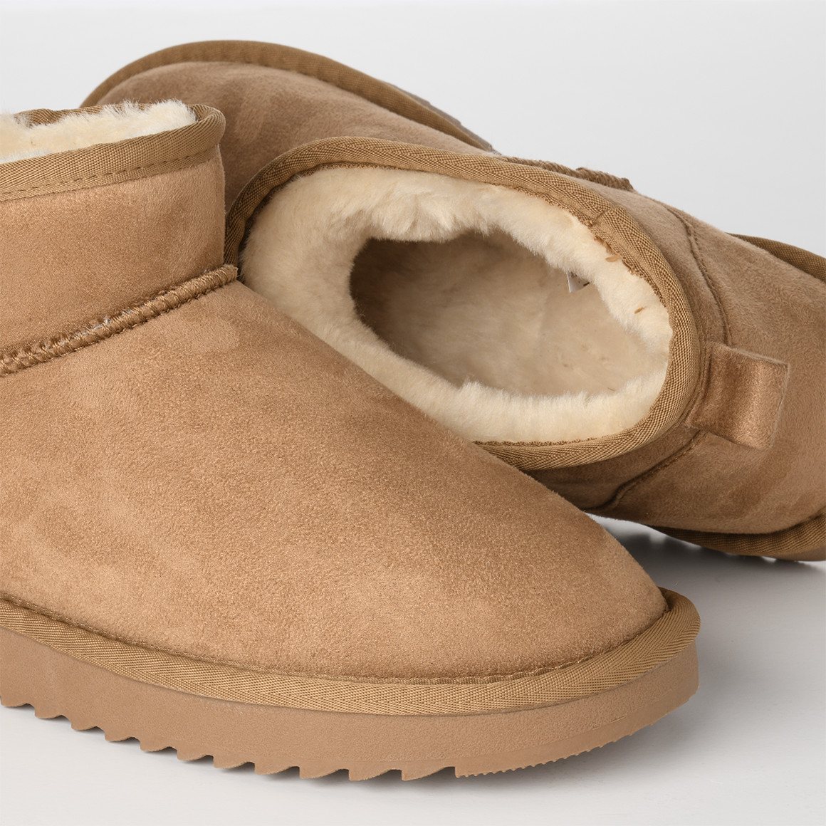 Damen Winterboots in Wildleder-Optik