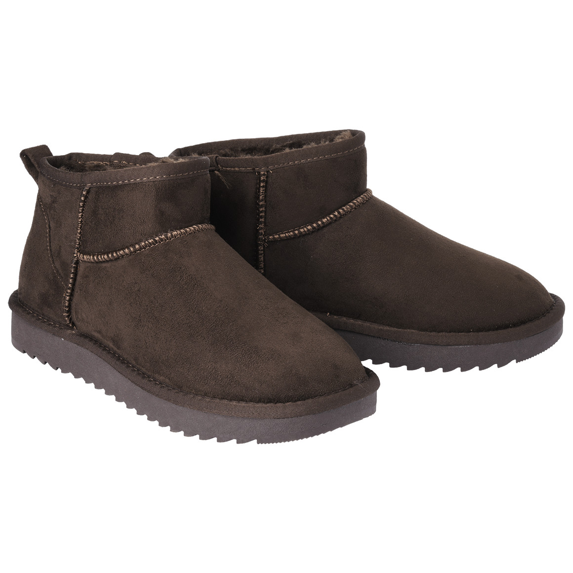 Damen Winterboots in Wildleder-Optik