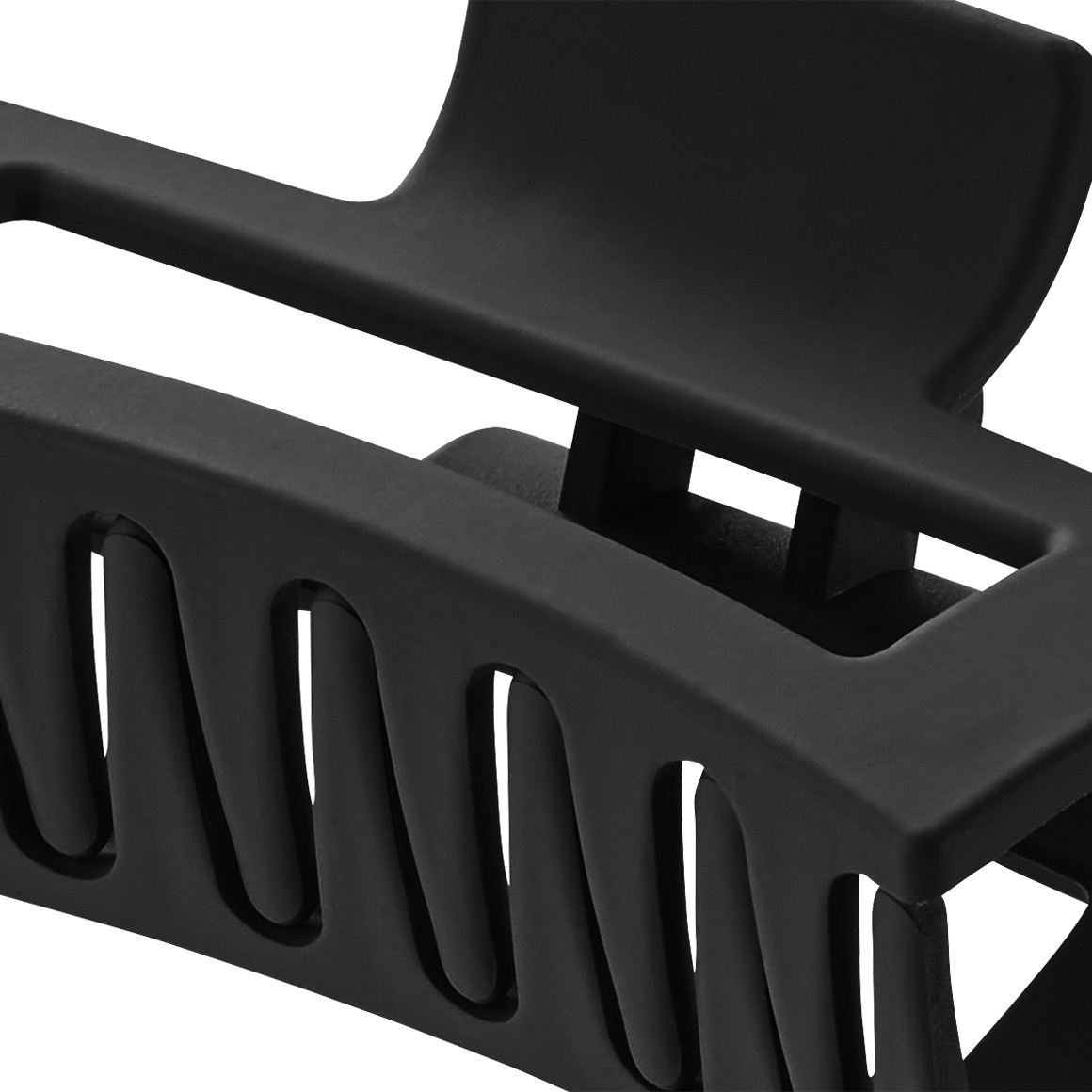 Große Haarklammer in matter Optik