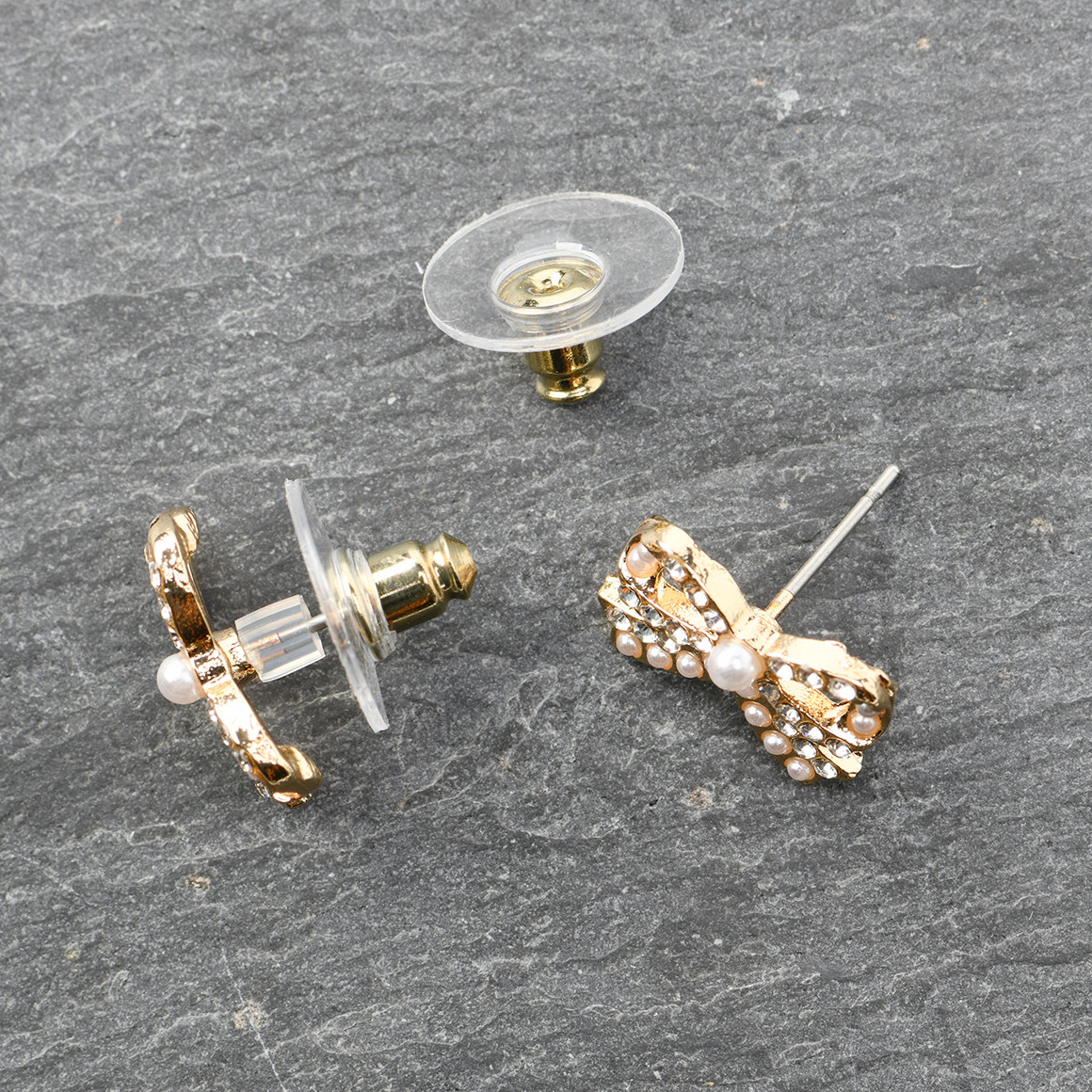 Damen Ohrstecker in Schleifen-Form
