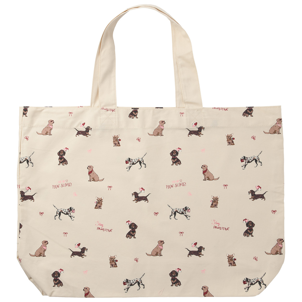 Katoenen Shopper met hondenmotieven
