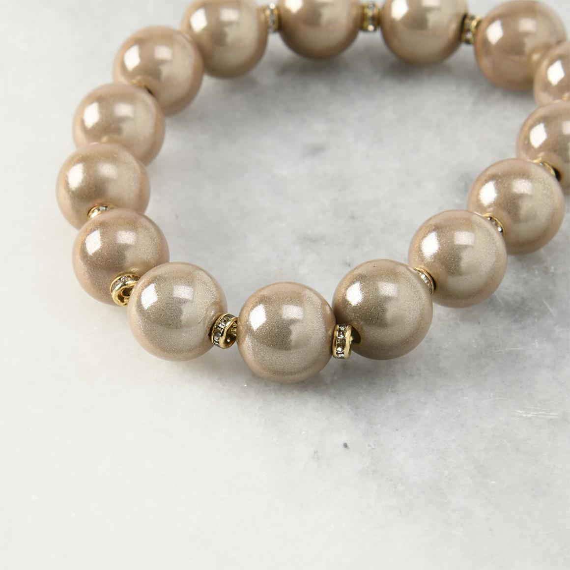 Damen Armband mit großen Perlen