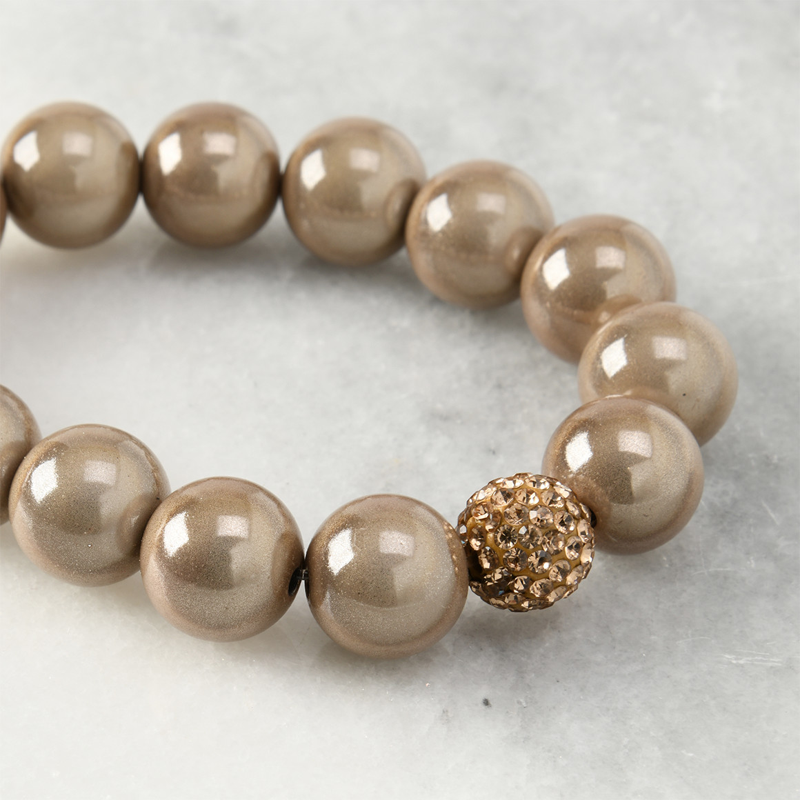 Damen Armband mit großen Perlen
