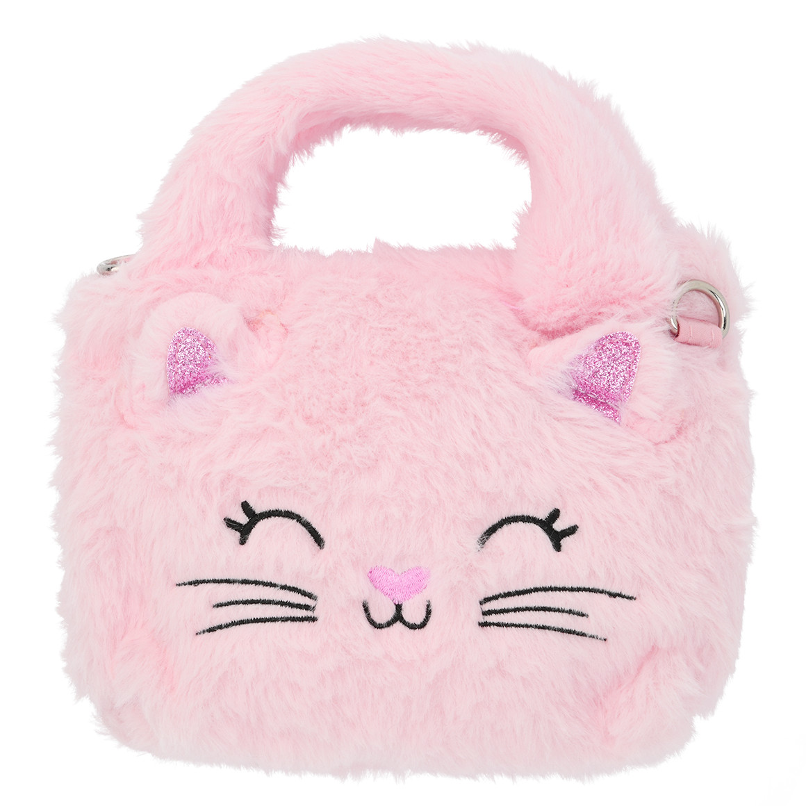 Mädchen Plüschtasche im Katzen-Design