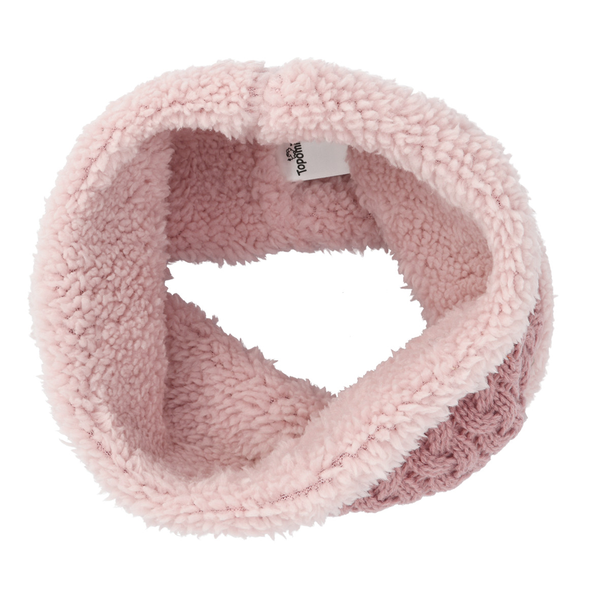 Baby Snood mit Zopfmuster