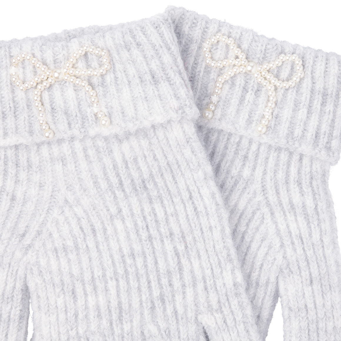 Mädchen Handschuhe mit Perlen-Applikation