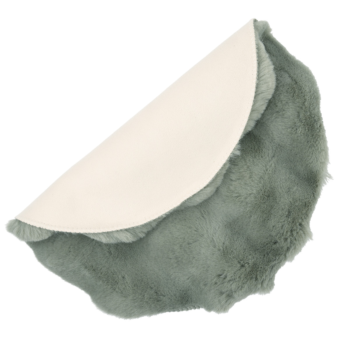 Sitzfell in rundem Design