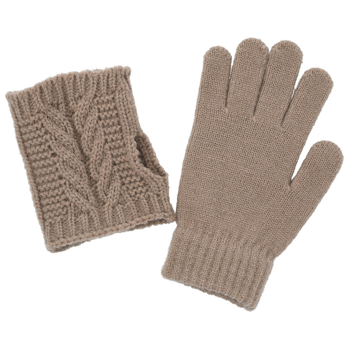 Mädchen Handschuhe und Stulpen im Set