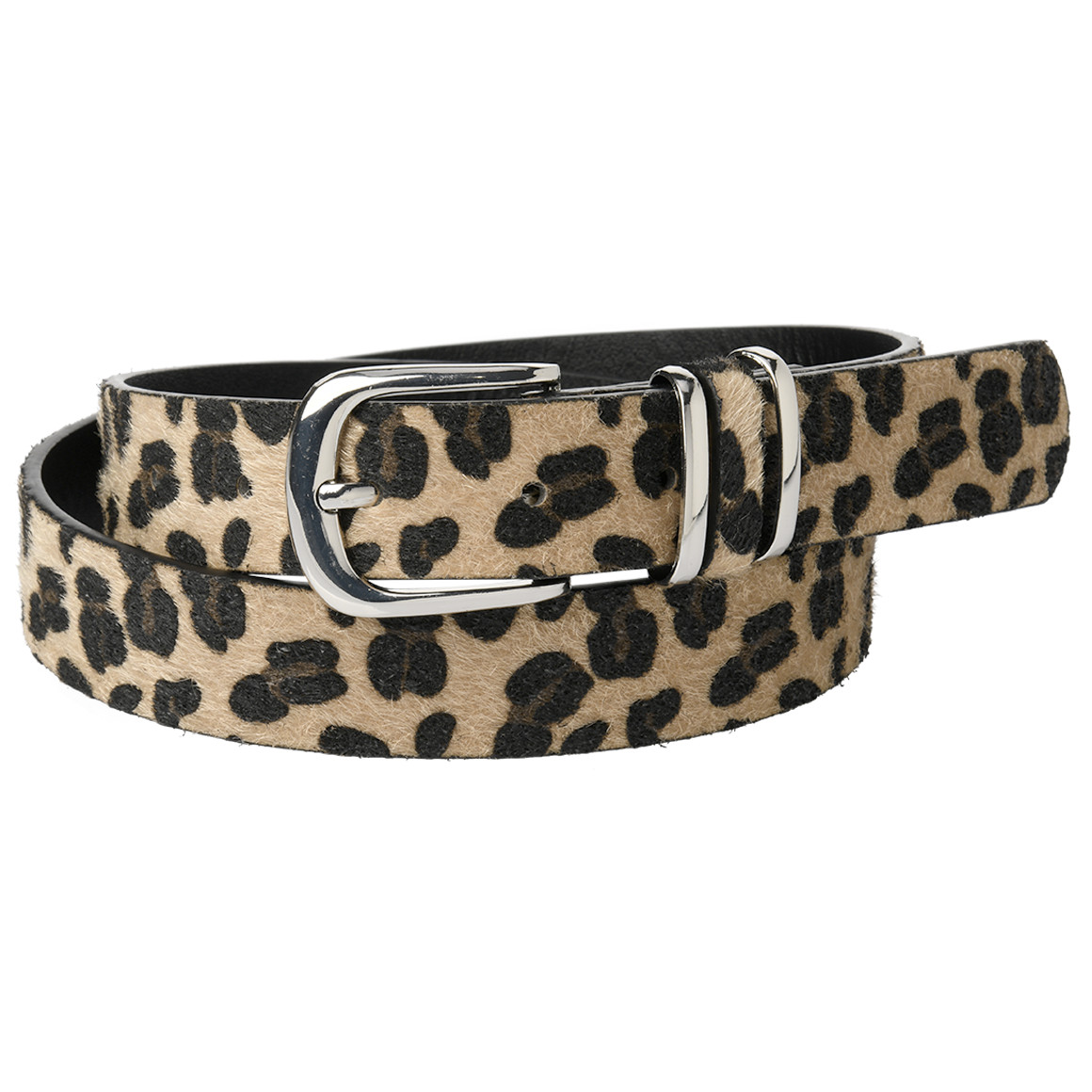 Damesriem met luipaardprint