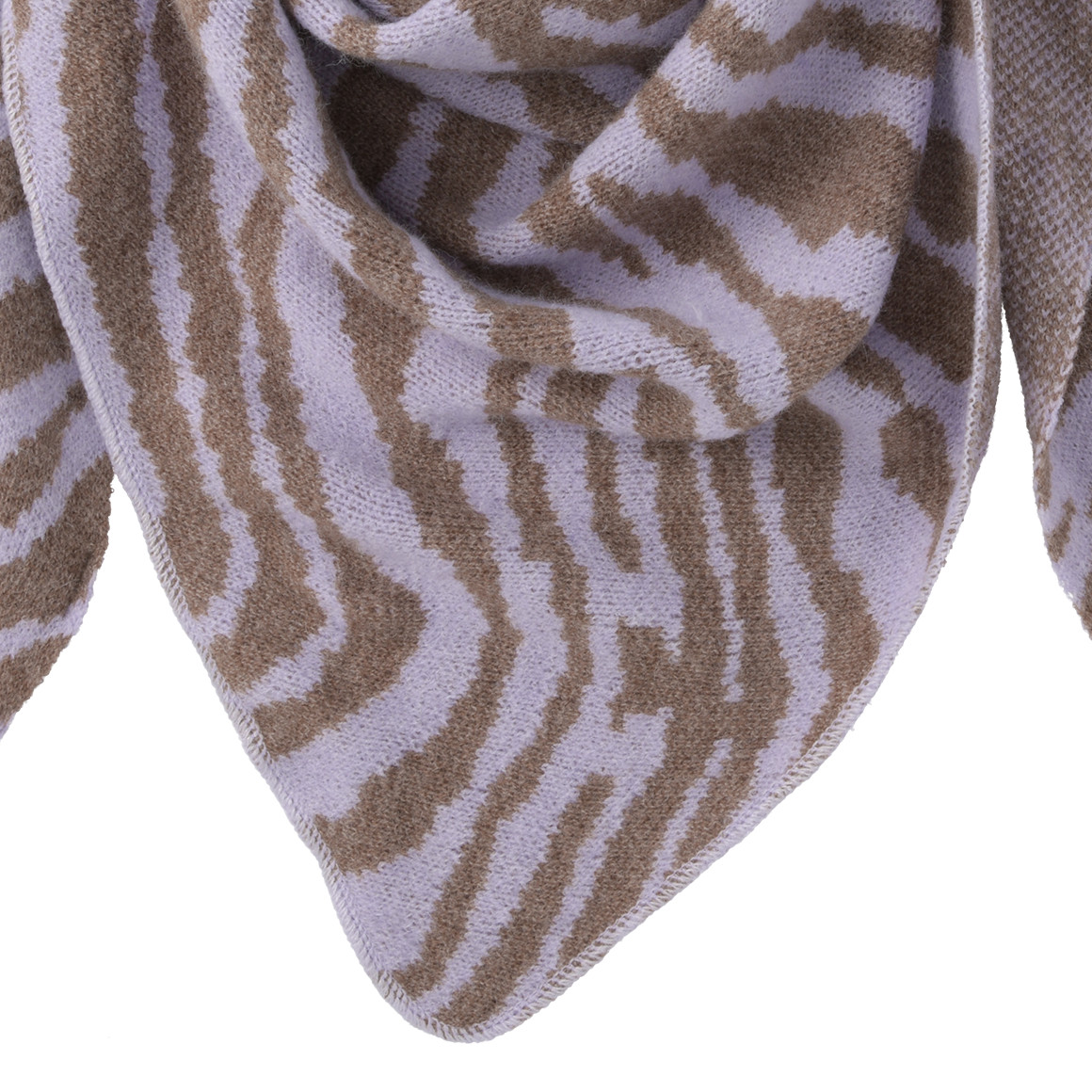Damen Winterschal mit Zebra-Muster