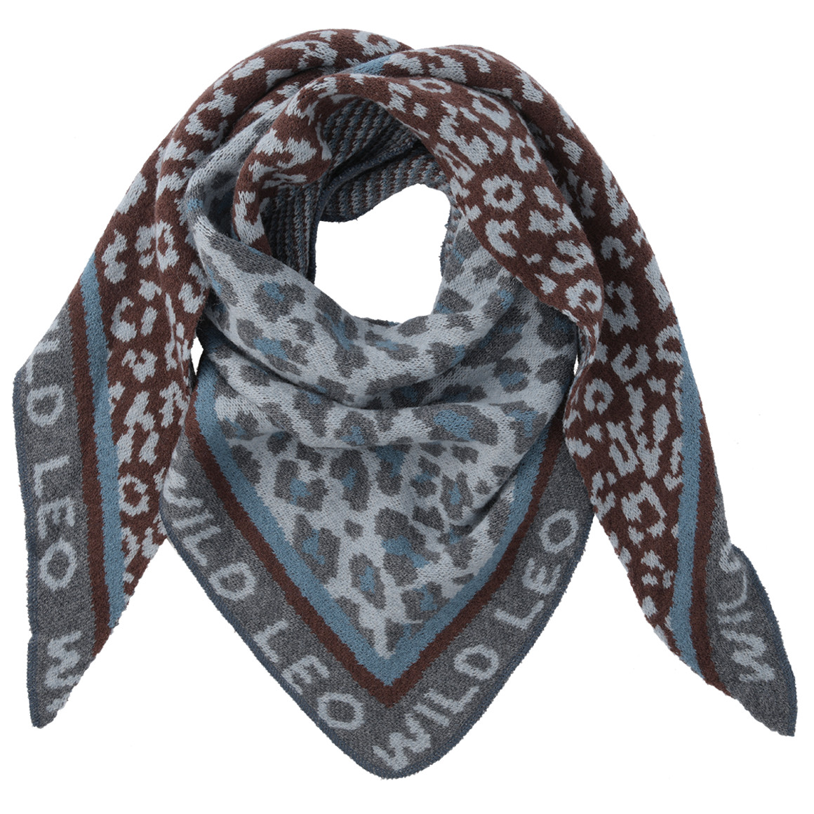 Damen Winterschal mit Mustermix