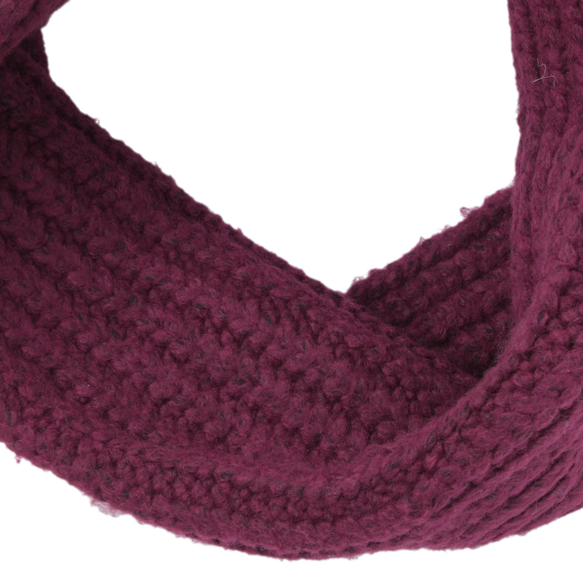 Damen Snood mit Rippstruktur