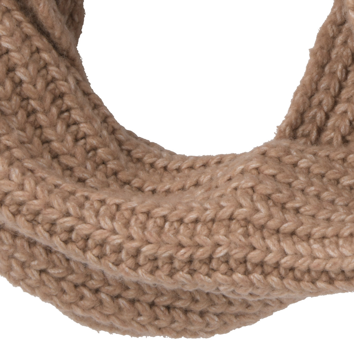 Damen Snood mit Rippstruktur