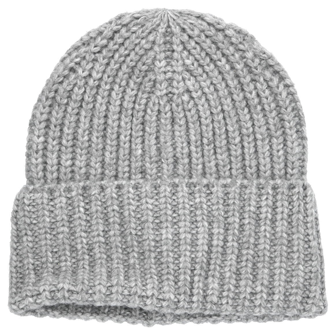 Damen Strickmütze mit Umschlag
