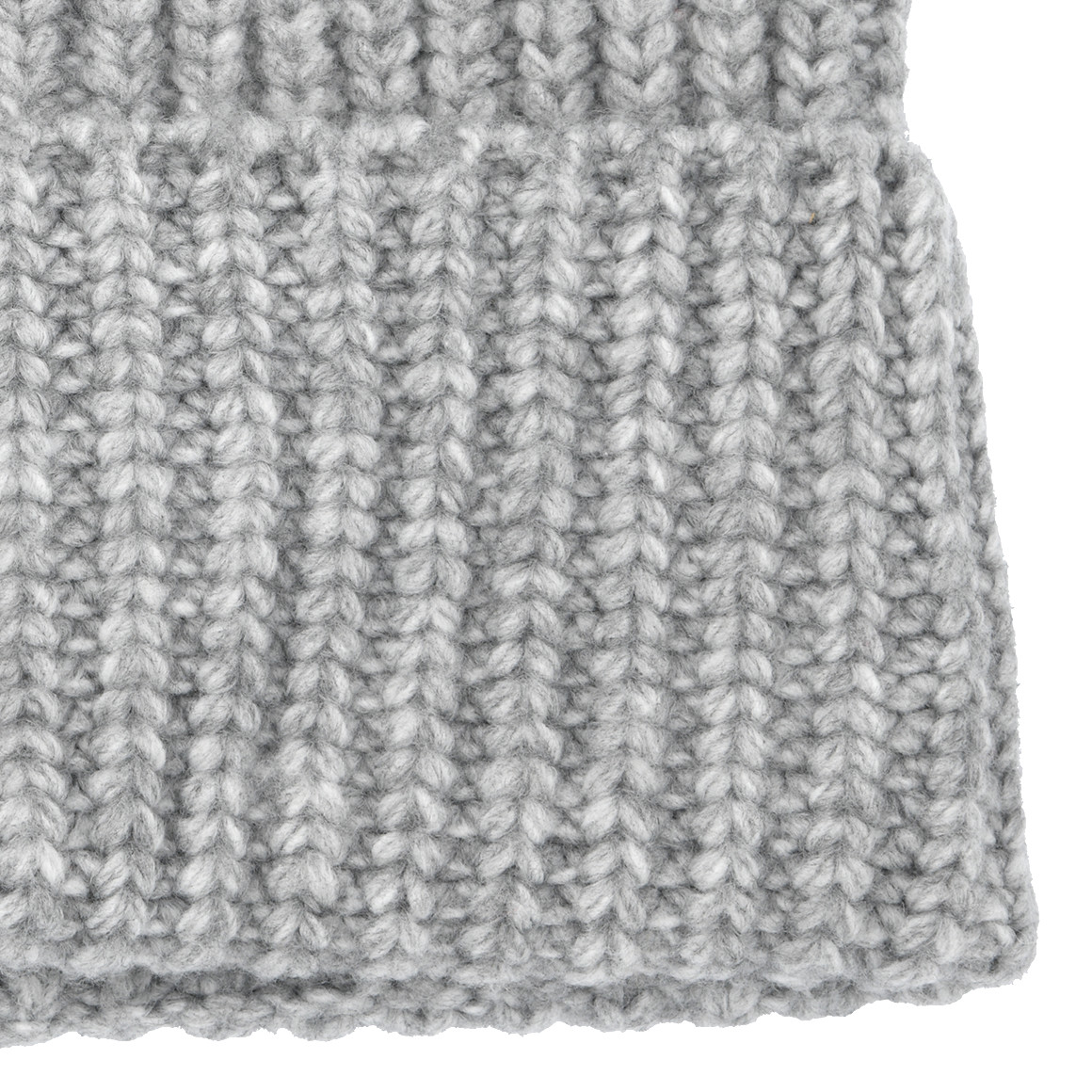 Damen Strickmütze mit Umschlag